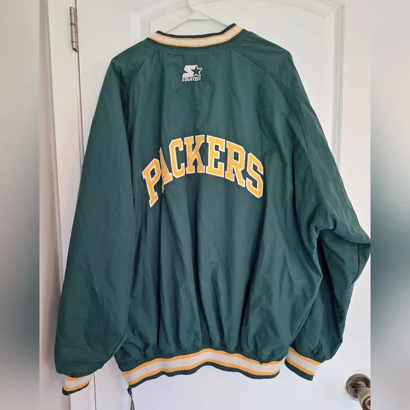 Vintage STARTER  Green Bay Packer Super Bowl Embroidered Jacket - Picture 4 of 4